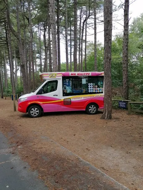 Ice Cream Van At Formby Woods
