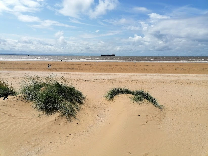 Ship In View Of Crosby Beach