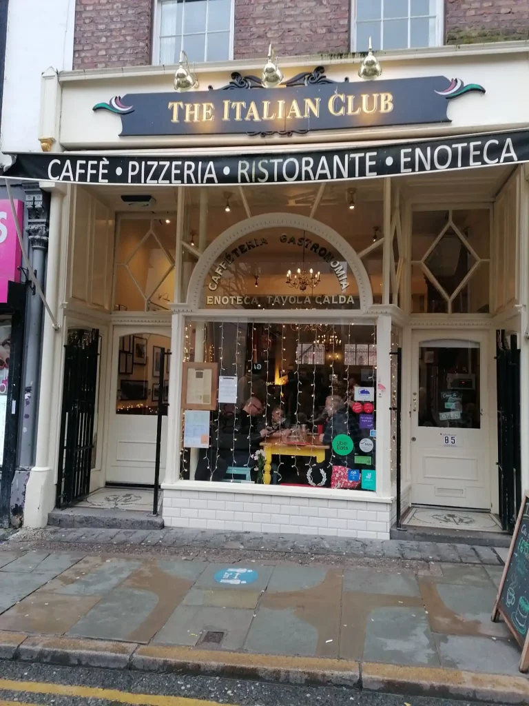 The Italian Club Bold Street Liverpool
